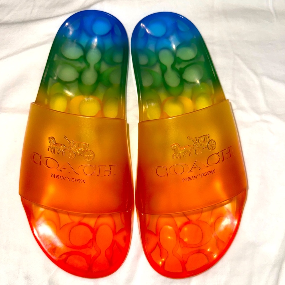 Coach Rainbow Ulyssa Slides